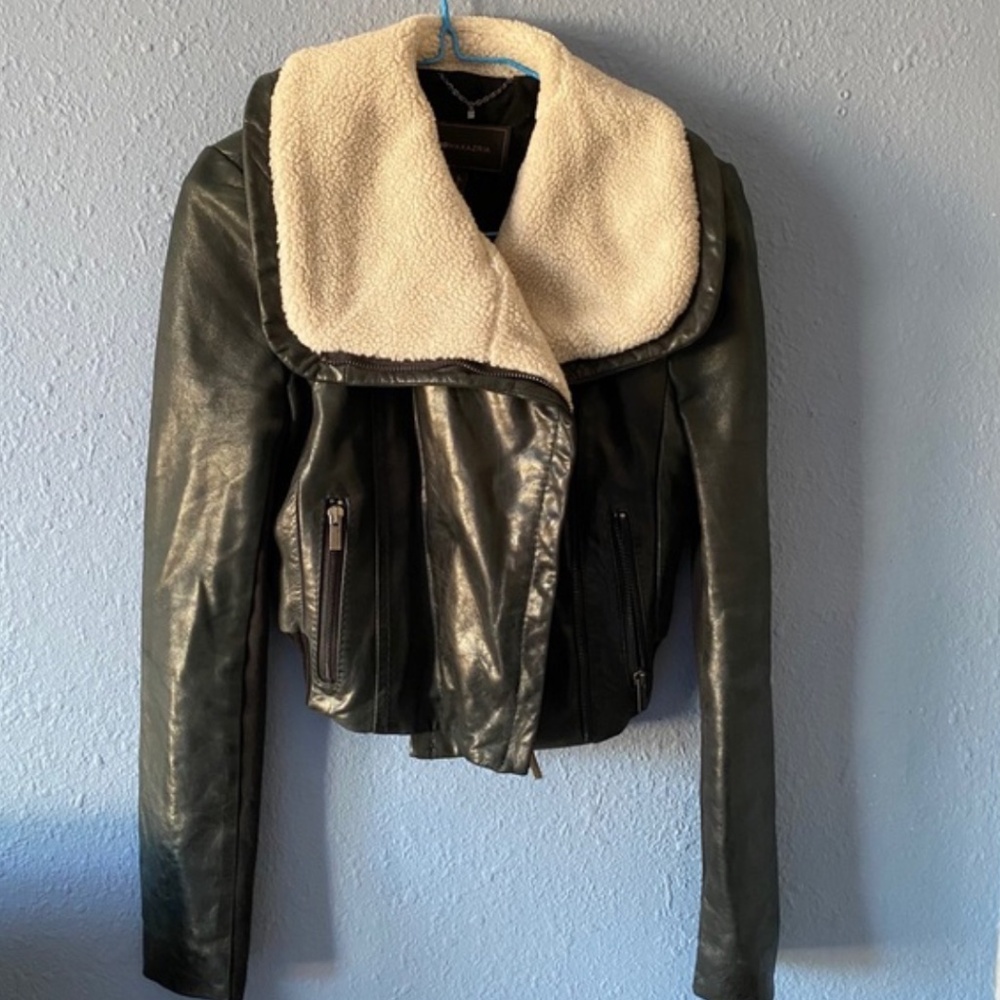 Bcbg Leather Jacket - image 2
